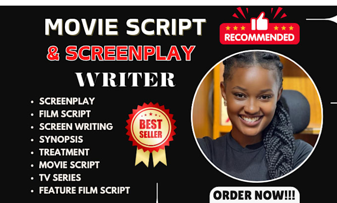 write movie script screenplay film script screenwriting tv series feature film
