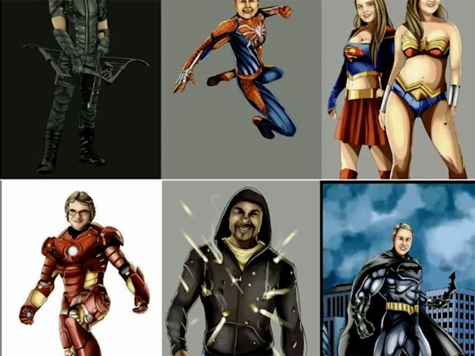 do custom superhero character