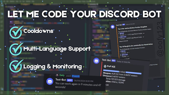 code a custom discord bot