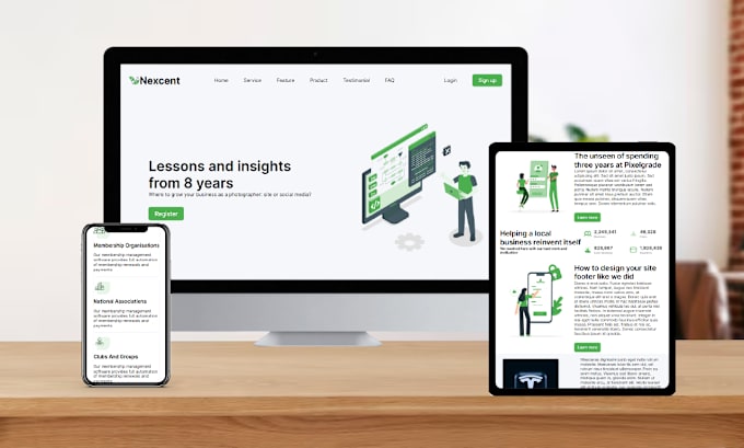 Create and design html,css,js website also convert psd or figma to html ...