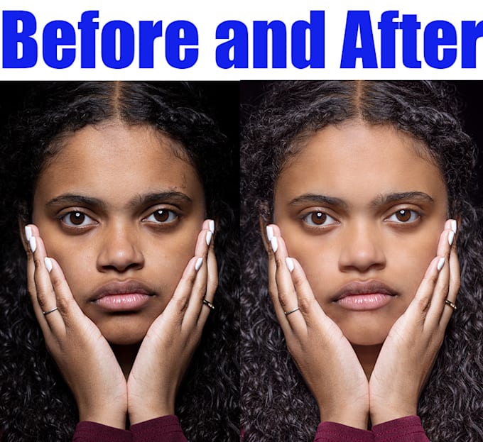 do professionally headshot, portrait, and natural retouch