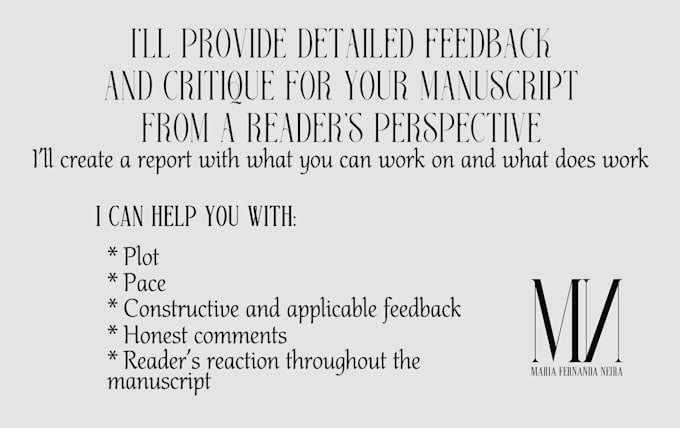 beta read and review your novel