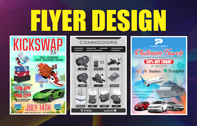 make professional, corporate, business flyer, brochure designs