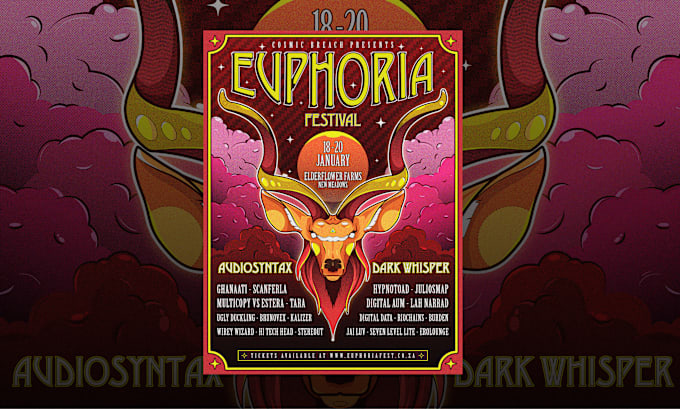create custom illustrated posters for your event or festival