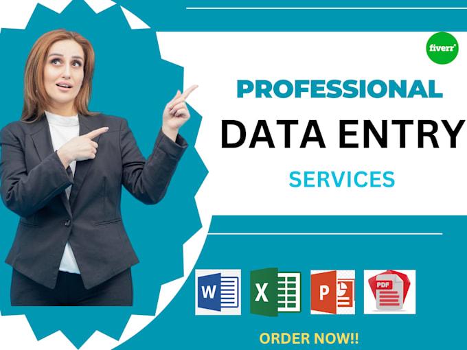 professional data entry specialist for ms office projects