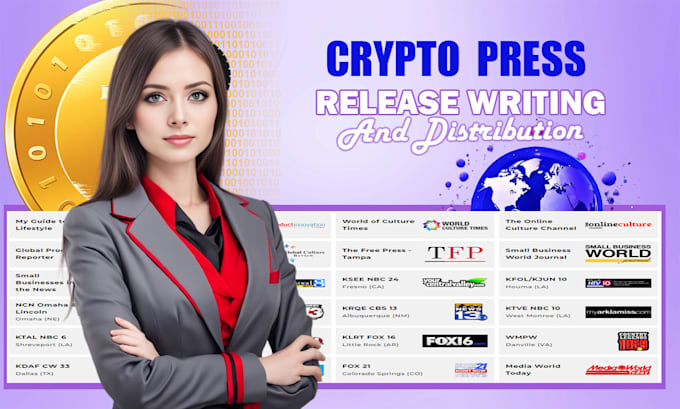 distribute blockchain press release, crypto press release, nft press release