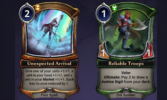 develop card game fantasy card game art, illustrate fantasy card game, tcg ccg
