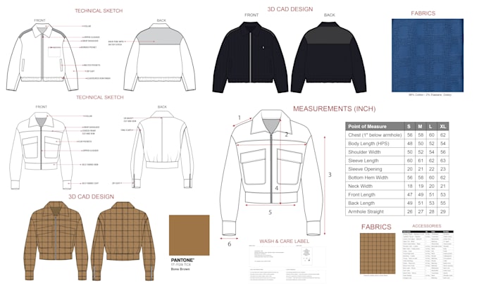 make factory ready apparel tech pack for your clothing brand