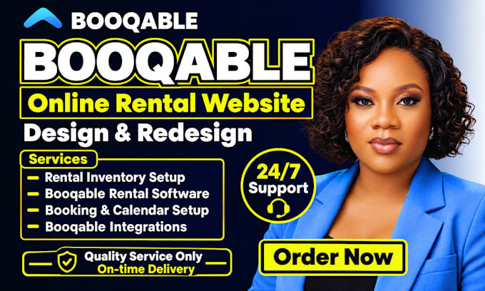 setup booqable online rental website, booqable rental website design and SEO
