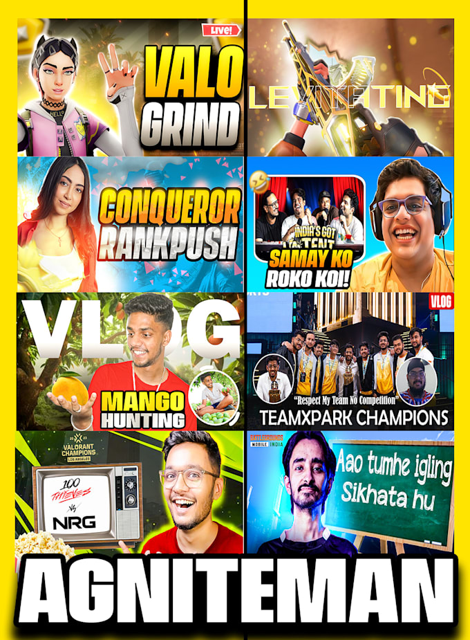 create high quality catchy thumbnails