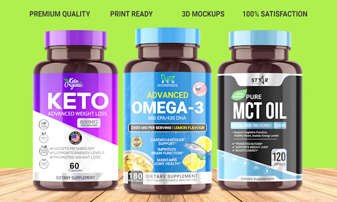 do product label design and supplement label design