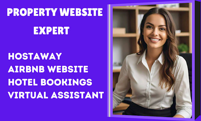 do hotel website, airbnb website, virtual assitant, hotel booking
