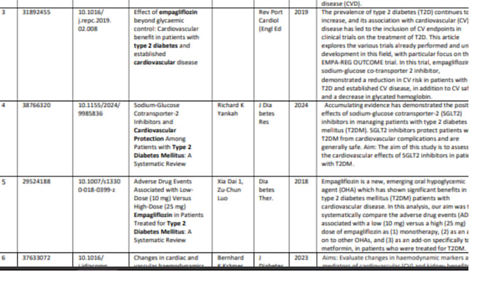 deliver relevant research article lists from pubmed