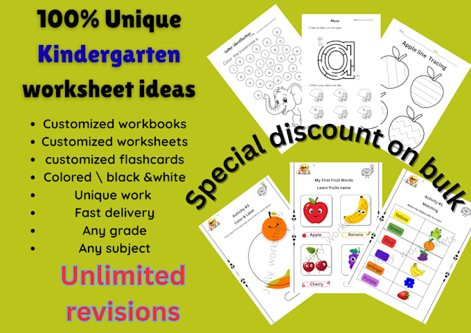 design worksheets for pre school