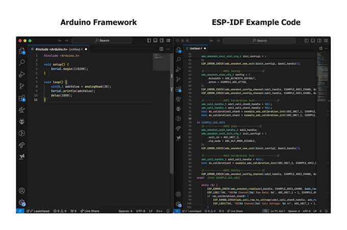 develop production grade esp32 firmware using espidf, freertos and lvgl