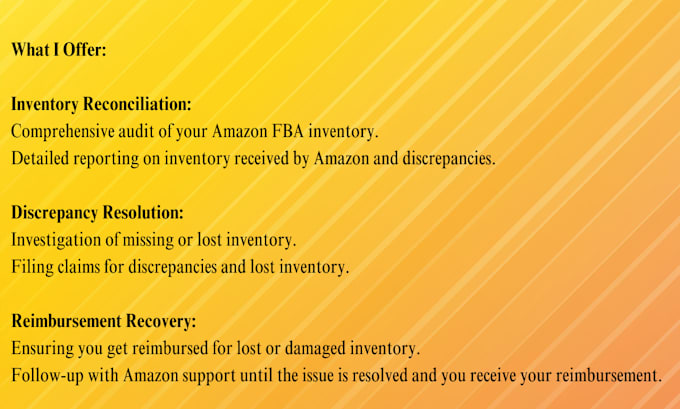 do amazon fba inventory reconciliation and reimbursement