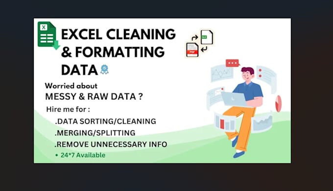 excel data cleaning, merge, format, excel formulas or remove duplicates