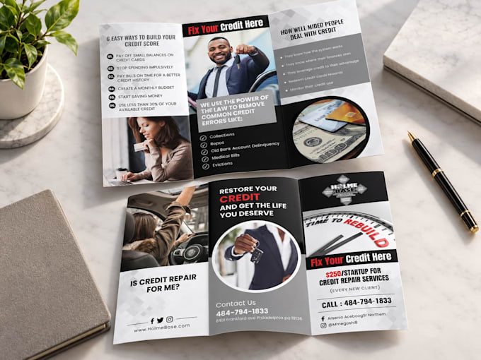 design brochures for medical, corporate, and business brands