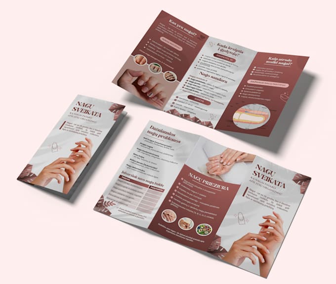 design brochures for real estate and medical businesses