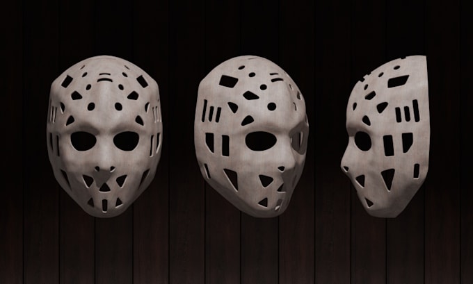 model your custom or vintage hockey mask for 3d printing