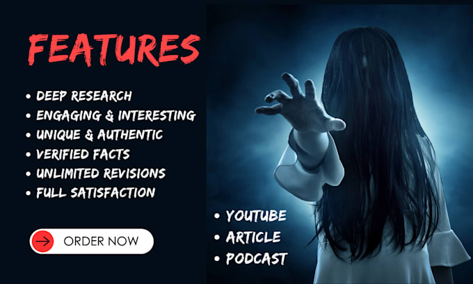 write true crime script for podcast or article as youtube video scriptwriter