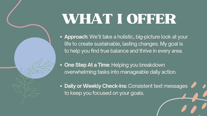 offer daily wellness habits accountability support