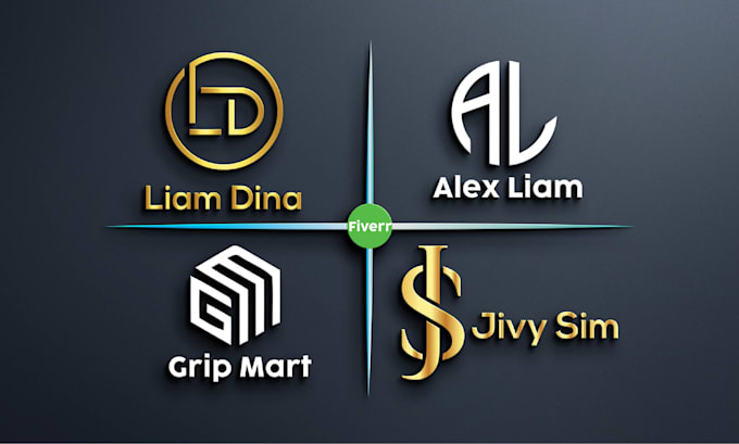 do modern unique 3d professional logo design