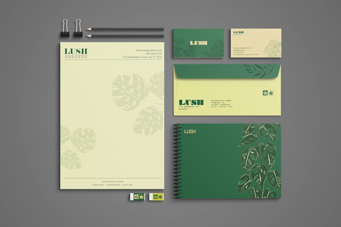 design professional business card and stationery