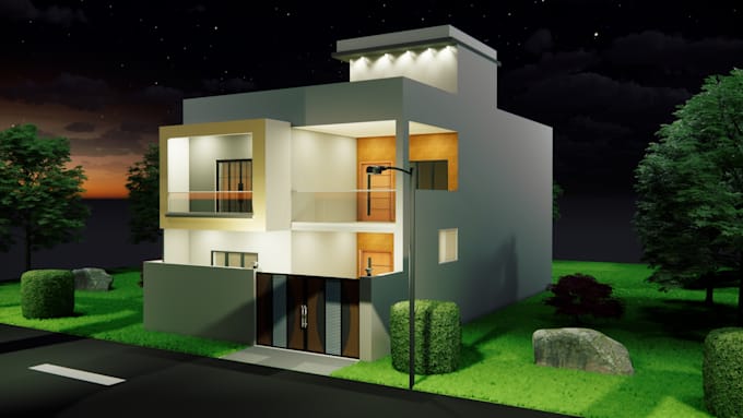 convert realistic 3d model and render from your 2d floor plan