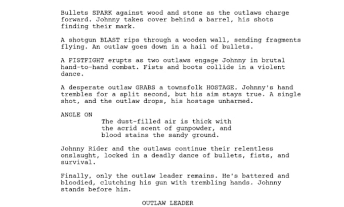 write screenplay, tv series, script editor, rewrite script as a screenwriter
