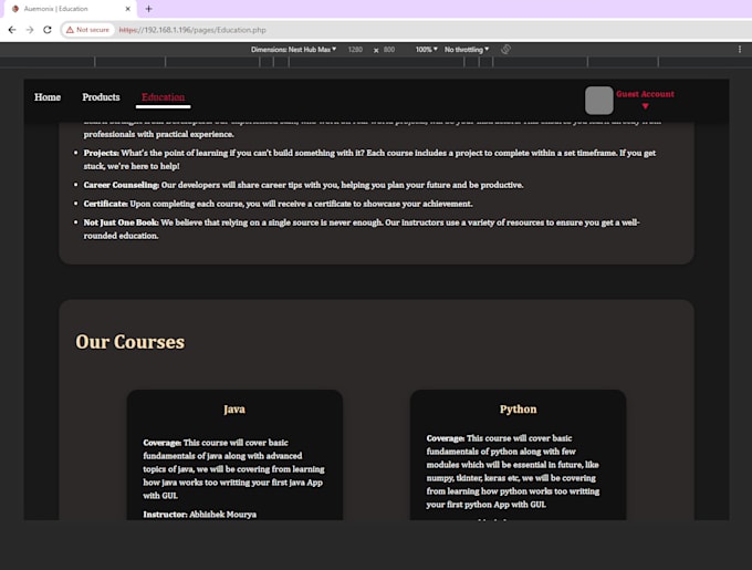 create a responsive website