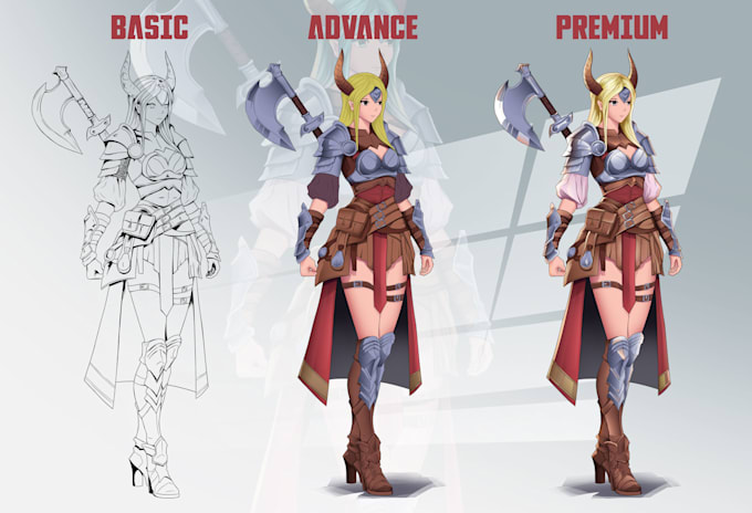 create cartoons, dnd characters, concept and game art