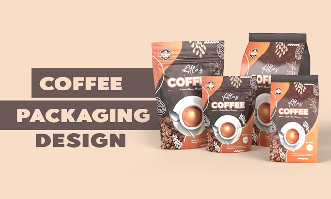 Do coffee bag, label, and product packaging design with 3d by Simoayour ...