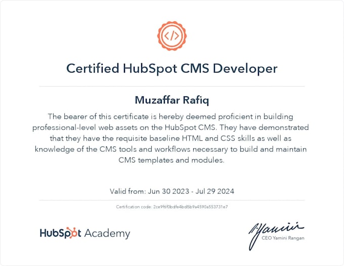 develop hubspot landing page for your business