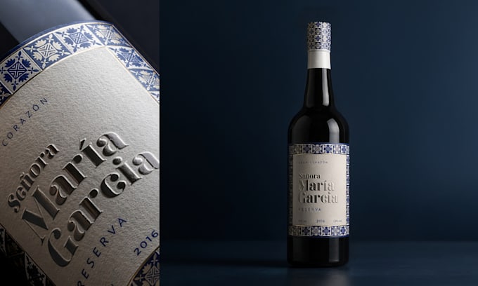 design premium wine label, bottle label and packaging