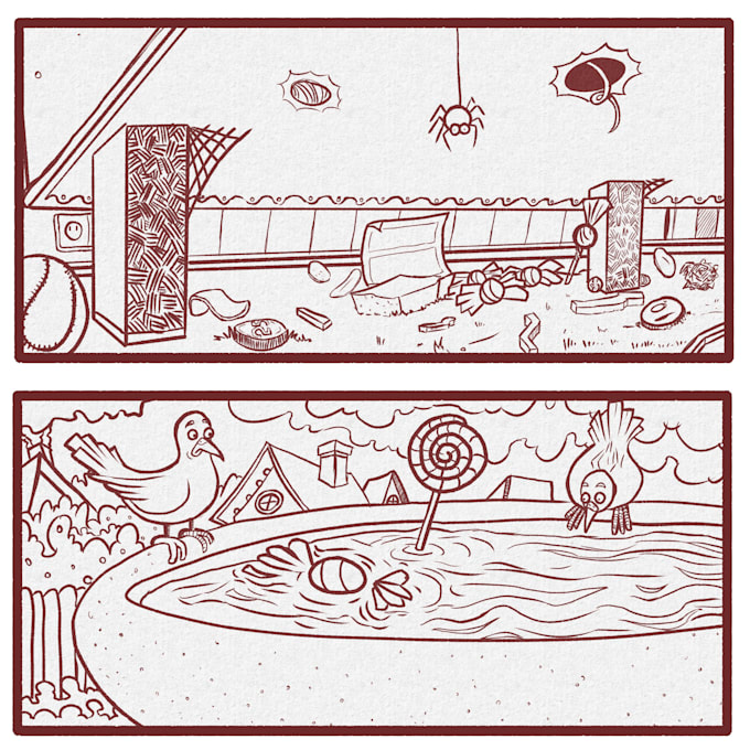 draw coloring book pages