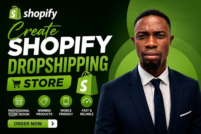 create shopify dropshipping store or shopify ecommerce website