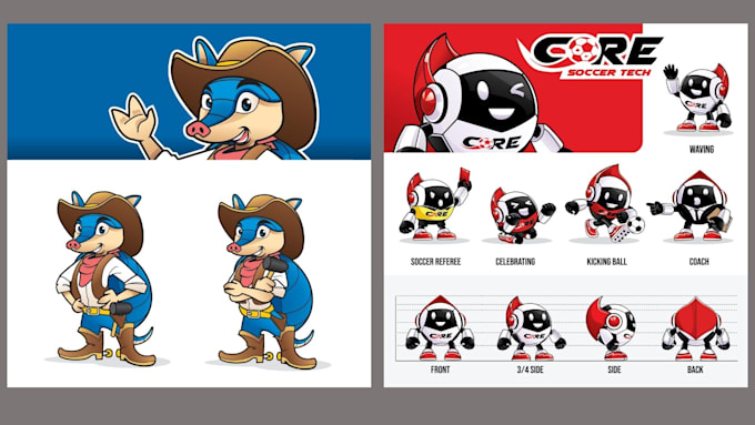 design cartoon illustration for mascot, logo, or sticker