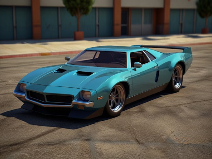 create 3d car model, 3d vehicle, 3d rendering, fivem car, 3d truck model, tanker
