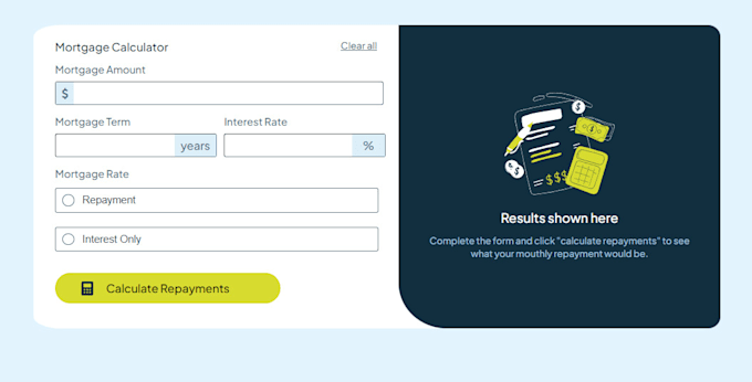 build a responsive mortgage calculator