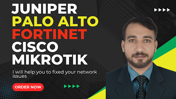 do configure juniper, palo alto, fortinet, cisco firewall router switch