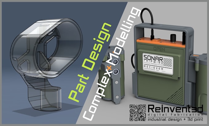 do industrial design, 3d modelling and engineering for manufacture