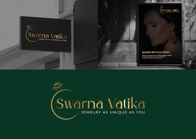 design a luxury jewelry logo for your brand