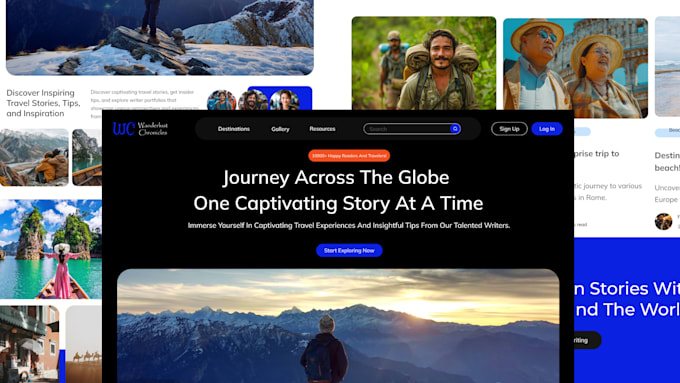 create professional responsive websites and landing page design for you
