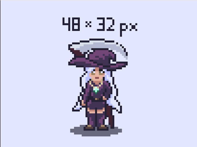 Hacer hojas de sprites de personajes de pixel art para juegos ...