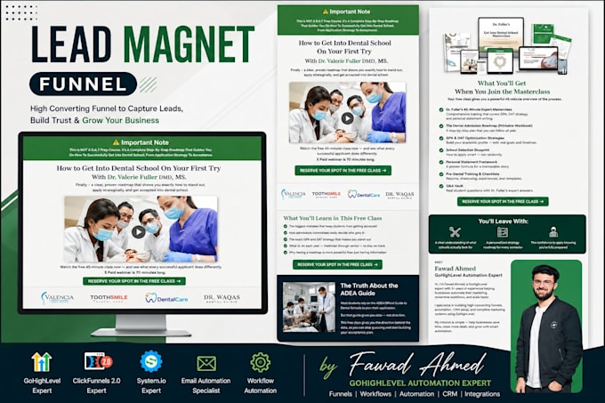 build gohighlevel email automation workflows and funnels