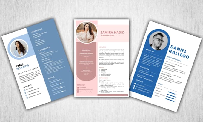 design professional CV, resume