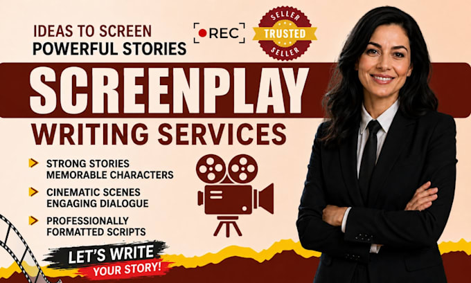 movie script writing, screenplay, feature film script, TV show bible, short film