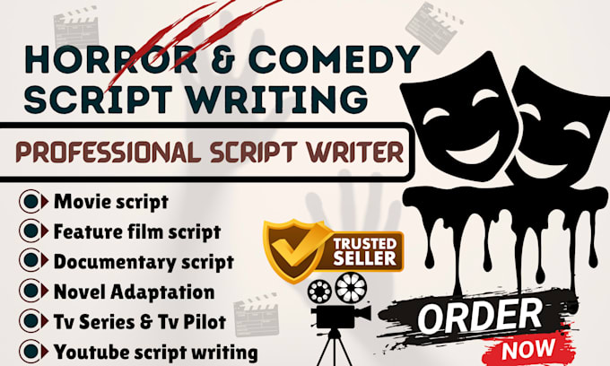 do documentary comedy feature film movie script writing horror script screenplay