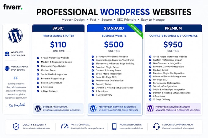 design a professional wordpress websites at affordable cost